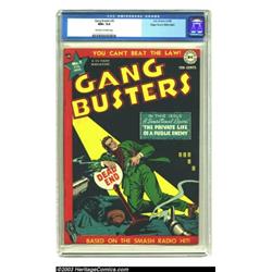 Gang Busters #2 Mile High pedigree (DC, 1948) CGC NM+ 9.6 Off-white to white pages....