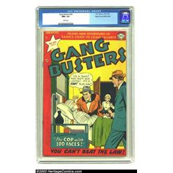 Gang Busters #25 Mile High pedigree (DC, 1951) CGC NM+ 9.6 White pages....