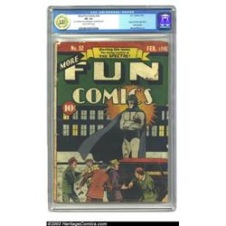 More Fun Comics #52 (DC, 1940) CGC FR 1.0 Slightly brittle pages....