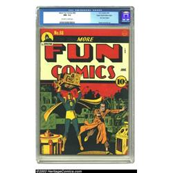 More Fun Comics #68 Mile High pedigree (DC, 1941) CGC NM- 9.2 Off-white to white pages....