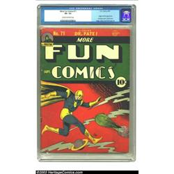 More Fun Comics #71 (DC, 1941) CGC VG- 3.5 Cream to off-white pages....