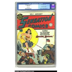 Sensation Comics #1 (DC, 1942) CGC VG 4.0 Off-white pages....