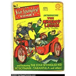 Star Spangled Comics #7 "D" Copy pedigree (DC, 1942) Condition: GD+. This milestone issue is valu...