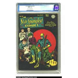 Star Spangled Comics #44 (DC, 1945) CGC FN/VF 7.0 Cream to off-white pages. Uh, oh...another blac...