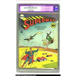 Superman #10 (DC, 1941) CGC Apparent FN/VF 7.0 Moderate (A) Cream to off-white pages....