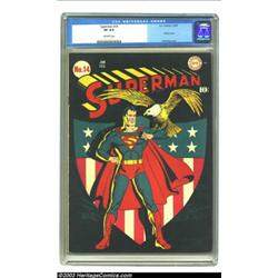 Superman #14 (DC, 1942) CGC VF 8.0 Off-white pages. Three big reasons why you want this book: 1)...