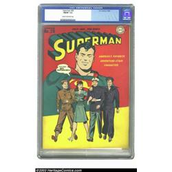 Superman #29 (DC, 1944) CGC FN/VF 7.0 Cream to off-white pages. The front cover, with its bright...