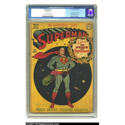 Superman #53 (DC, 1948) CGC VG 4.0 Cream to off-white pages. A classic origin cover by Wayne Bori...