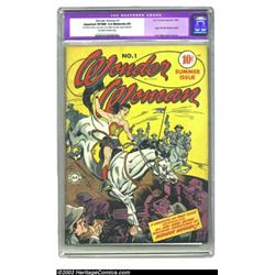 Wonder Woman #1 (DC, 1942) CGC Apparent VF/NM 9.0 Moderate (P) Off-white to white pages....
