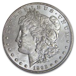 1893-CC Morgan Dollar BU MS-63 RARE DATE