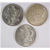Image 1 : 3 1921-D MORGAN DOLLARS AU