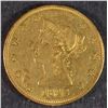 Image 1 : 1842-O $10 GOLD LIBERTY AU