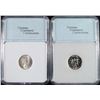 Image 2 : 2 - NNC GRADED DIMES; 1946-D GEM BU FB & 1952 SUPERB PROOF