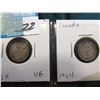 Image 1 : Lot of Canada Five Cent Silvers: 1903H VG & 1904 VF.