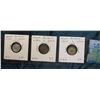 Image 1 : Lot of British Silver Three Pence: 1891 VF, 1940 VG, & 1943 VG.