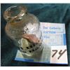 Image 2 : Blown Glass Advertising Bottle with a BU 1963 Cent hopelessly trapped inside "Council Bluffs Savings