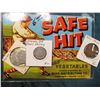 Image 1 : "Safe Hit Texas Vegetables…Weslaco Texas U.S.A." Box label, (very colorful)  "Cecil Kelley/Onawa, Ia