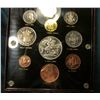 Image 2 : 1951 Great Britain Silver Proof Set in original case of issue, but inside a Capital holder. (10 pcs.