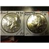 Image 2 : Pair of Fruit Box Labels; 1970 D BU & 70 S Proof Silver Kennedy Half Dollars.