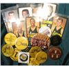 Image 2 : (7) University of Iowa Basketball Cards; 1972-73 Coin Purse from U of I; & (12) Pin-backs, all appea