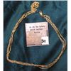 Image 2 : 10K Gold Three Strand braided Chain Necklace. New condition. Weighs 3.1 grams.