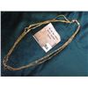 Image 1 : 10K Gold Three Strand braided Chain Necklace. New condition. Weighs 3.1 grams.