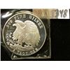 Image 2 : "1987" Walking Liberty design, rev. Eagle stdg. left, ".999 Fine Silver 2 Troy Ounces".
