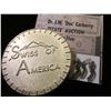 Image 2 : "Swiss of America", rev. "2.50 Ounces 999 Fine Silver 1974 Draper Mint". Brilliant Unc. Scarce.