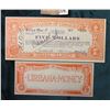 Image 2 : March 7, 1933 Urbana, Illinois MS #:  IL355-.50 & a Rare Unlisted $5.00. Issuer:  Association of Com