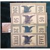 Image 2 : 4-Pc. Set Lewiston, Maine. "Bliss System College Currency" $5, $20, $50, & $200. Near Mint condition