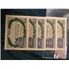 Image 2 : Five-Piece Set of Different design 75 Pfennig Thuringer, Germany Notgeld Notes. All Crisp Unc.