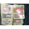 Image 2 : Group of (24) Foreign Bank notes in holders from the International Paper Money Shows. All Crisp Unc 