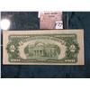 Image 2 : Series 1928 F $2 United States Note. Micro face No. A448, Micro back 329,  "Red Seal", Fine.
