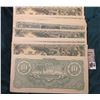 Image 2 : (40) Malaya ND (1944) Japanese Occupation, WW II Ten Dollars Bank Notes. Pick M7c. EF-CU.