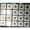 Image 2 : (20) World Coins in a Plastic Page, identified in 2" x 2"s. Includes all Greece. KM Value $15.20.