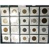 Image 2 : (20) World Coins in a Plastic Page, identified in 2" x 2"s. Includes Canada, Caribbean States, Cypru