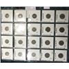 Image 2 : (20) World Coins in a Plastic Page, identified in 2" x 2"s. Includes all Nazi Germany Pfennig to Ten