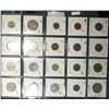 Image 2 : (20) World Coins in a Plastic Page, identified in 2" x 2"s. Includes Brazil, Bulgaria, Canada, Carib