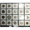 Image 2 : (20) World Coins in a Plastic Page, identified in 2" x 2"s. Includes French One to 10 Francs.  KM Va