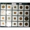 Image 2 : (20) World Coins in a Plastic Page, identified in 2" x 2"s. Includes France, Germany, Ghana, & Great