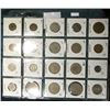 Image 2 : (20) World Coins in a Plastic Page, identified in 2" x 2"s. Includes Japan, Luxemborg, Mexico, Moroc