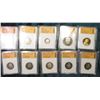 Image 1 : 2007 S U.S. Proof Set. All pieces individually slabbed by SGS as PR70CAM.  The cent has a few carbon