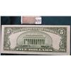 Image 2 : Series 1934 B Five Dollar Federal Reserve Note, L97 macro plate obverse & a macro 1653 Reverse. Cris
