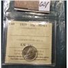 Image 1 : 1929 10C Silver Canada ICCS 63 #XJK-180
