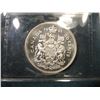 Image 2 : 1961 Silver 50C Canada ICCS PL66 Cameo #YY-114