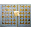 Image 2 : 1909-40S Partial Set of Lincoln Cents in a blue Whitman folder, contains a few semi-keys, (65 pcs.).