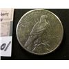 Image 2 : 1926 P U.S. Peace Silver Dollar. Brilliant Uncirculated. Toning streak across the reverse.