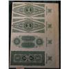 Image 2 : Republic of Chile Un-cut Sheet of Currency from "El Banco Del Pobre" Serial no. 23686. Includes (2) 