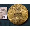 Image 1 : 1886-1986 Coca-Cola Distributor Large Bronze Medal, 3" x 1/4", depicts 100 Centennial Celebration bo