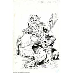 Ernie Colon &amp; Dick Giordano - Original Cover Art for Arak #5 (DC, 1981)....